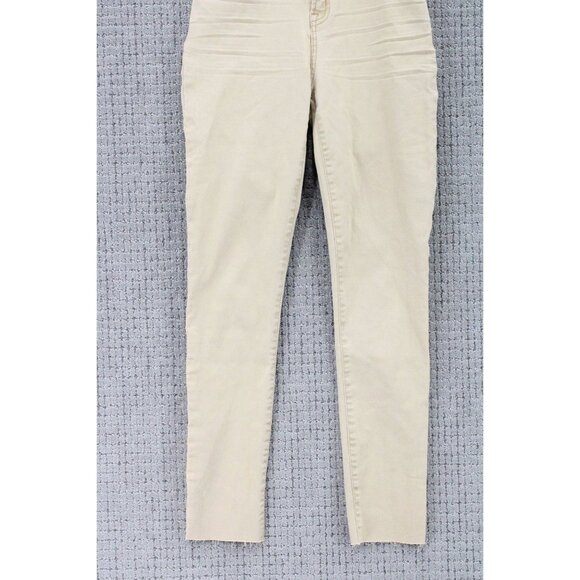 Sky And Sparrow Jeans Womens Size 1 Beige Skinny Fit Stretch Casual Cotton Blend - Picture 3 of 7